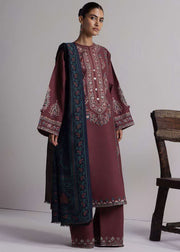 Coco Zara Shahjahan SARD 1A embroidered winter unstitched 3 piece suit front