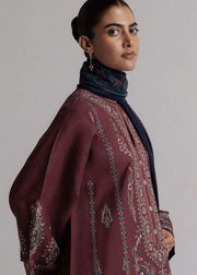 Coco Zara Shahjahan SARD 1A embroidered winter shawl and back detail