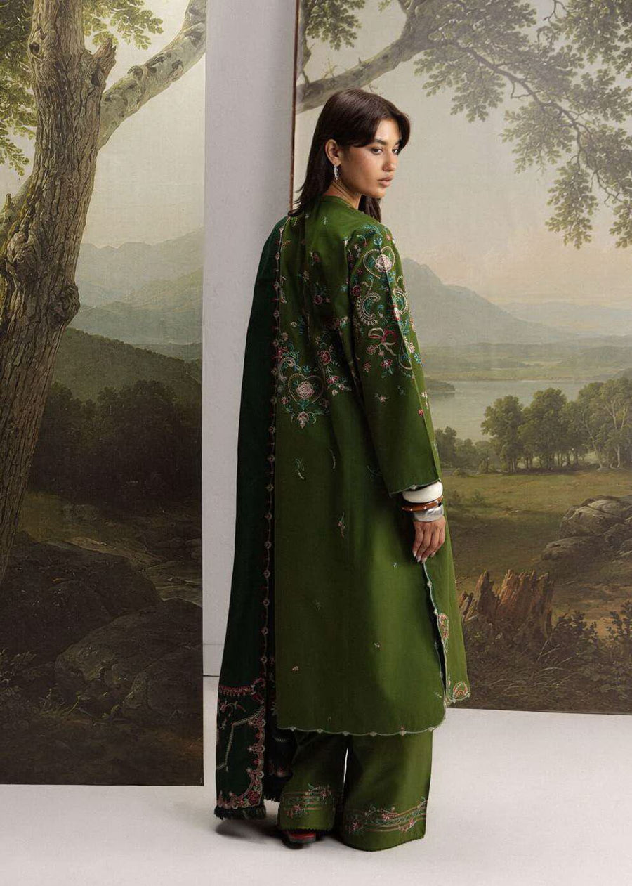 Coco Zara Shahjahan SHAB 5B embroidered winter suit back