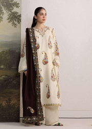 Coco Zara Shahjahan SHIREEN 6A embroidered winter unstitched 3 piece suit front