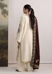 Coco Zara Shahjahan SHIREEN 6A embroidered winter suit back