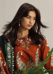 Coco Zara Shahjahan SHIREEN 6B embroidered winter portrait
