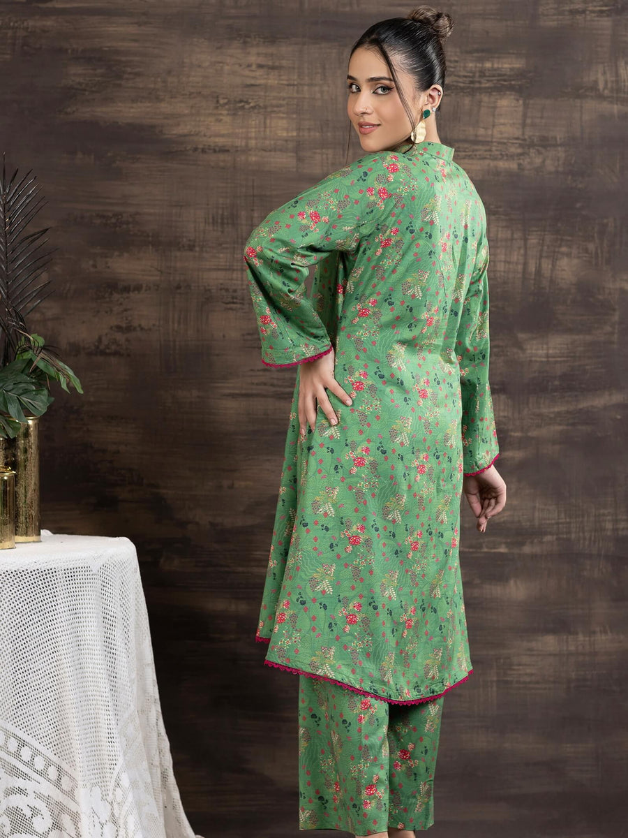 Zouq-E-Noor by Manizay Prints Slub Linen Unstitched 2 Piece Suit D-01