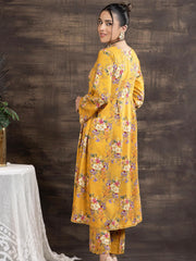 Zouq-E-Noor by Manizay Prints Slub Linen Unstitched 2 Piece Suit D-03