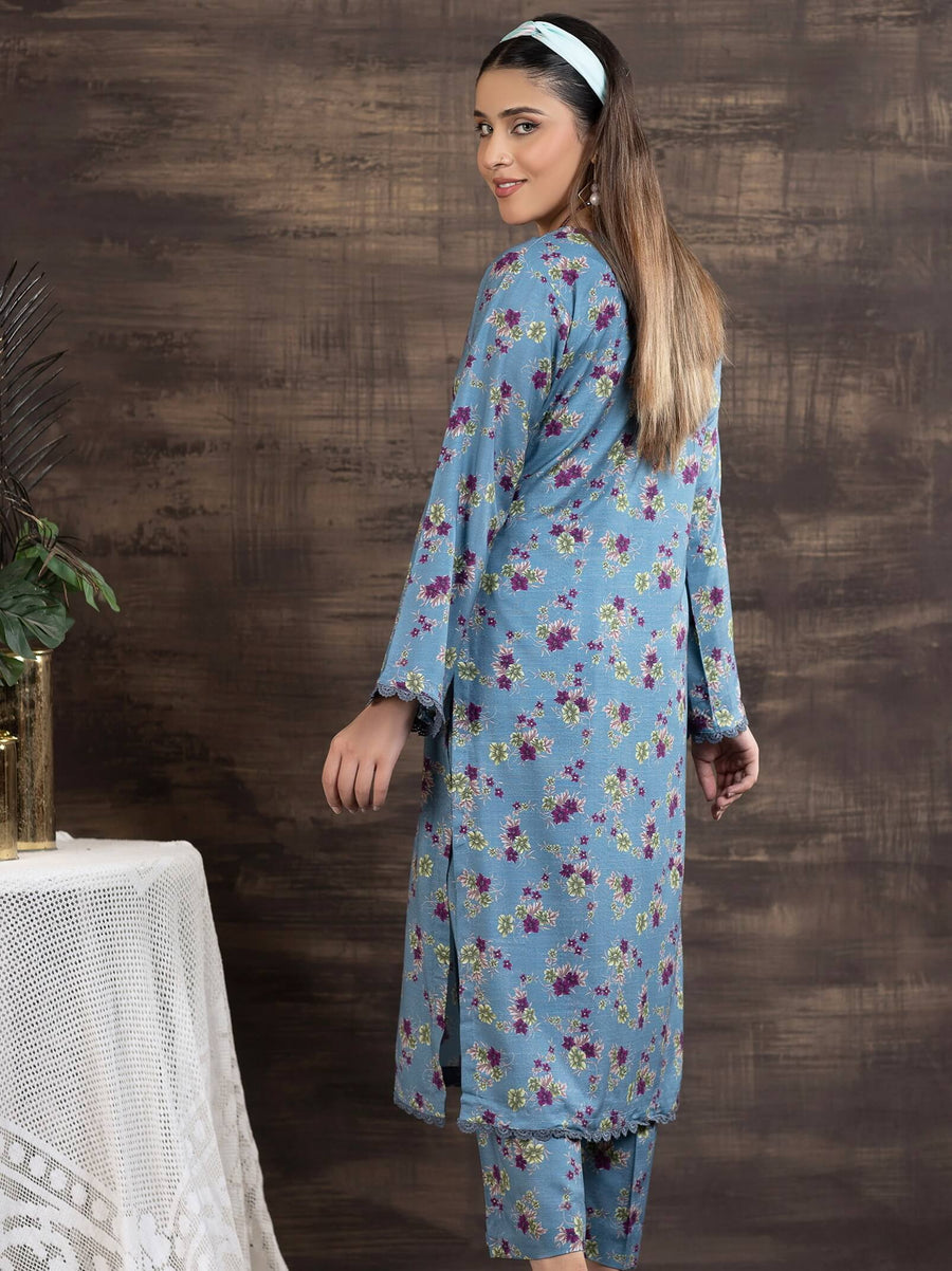 Zouq-E-Noor by Manizay Prints Slub Linen Unstitched 2 Piece Suit D-04