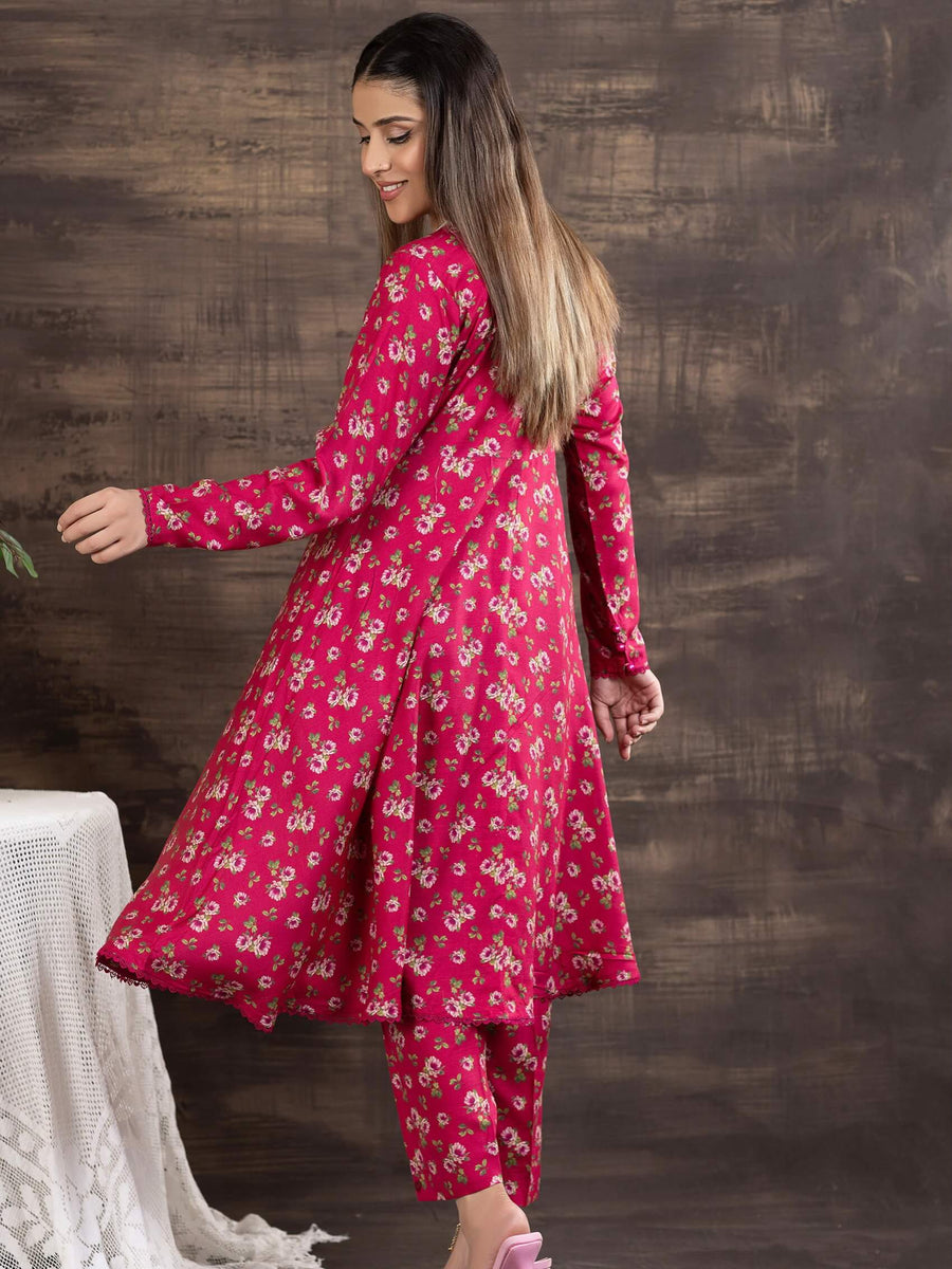 Zouq-E-Noor by Manizay Prints Slub Linen Unstitched 2 Piece Suit D-07