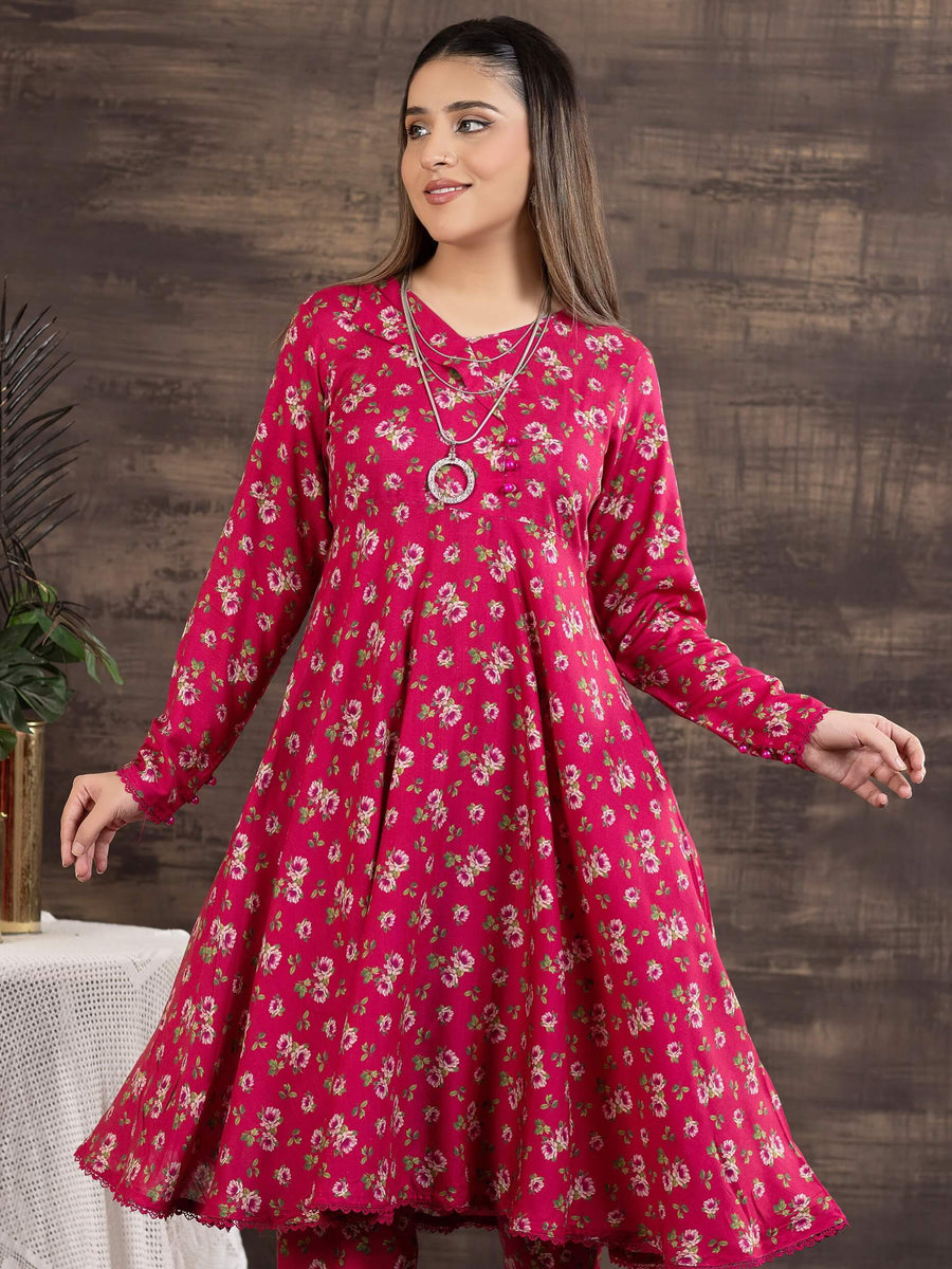 Zouq-E-Noor by Manizay Prints Slub Linen Unstitched 2 Piece Suit D-07