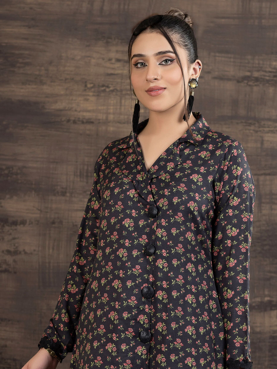 Zouq-E-Noor by Manizay Prints Slub Linen Unstitched 2 Piece Suit D-08