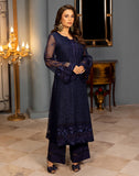 HemStitch Luxury Pret Embroidered Blue Attire 2Pc Suit LUX00103