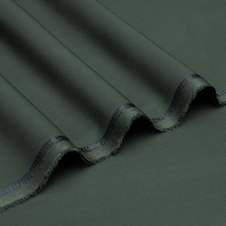 Paramount by Dynasty Fabrics Men's Unstitched Wash & Wear Suit - Dark Green