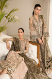 Alizeh Fashion Lamhay Festive Embroidered NEt 3Pc Suit V15D02 - Emhal