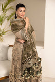 Alizeh Fashion Lamhay Festive Embroidered NEt 3Pc Suit V15D02 - Emhal