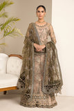Alizeh Fashion Lamhay Festive Embroidered NEt 3Pc Suit V15D02 - Emhal