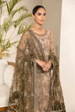 Alizeh Fashion Lamhay Festive Embroidered NEt 3Pc Suit V15D02 - Emhal