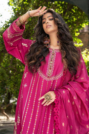 Ittehad Textiles Embroidered Cambric Unstitched 3Pc Suit LF-CMBE-02-EVA