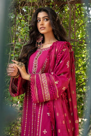 Ittehad Textiles Embroidered Cambric Unstitched 3Pc Suit LF-CMBE-02-EVA