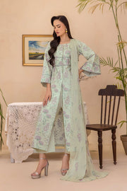 Florid by Safwa Premium Embroidered Cotton Unstitched 3Pc Suit FLO-03