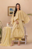 Florid by Safwa Premium Embroidered Cotton Unstitched 3Pc Suit FLO-04