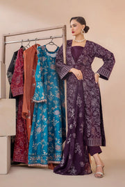 Florid by Safwa Premium Embroidered Cotton Unstitched 3Pc Suit FLO-05