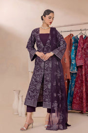 Florid by Safwa Premium Embroidered Cotton Unstitched 3Pc Suit FLO-05