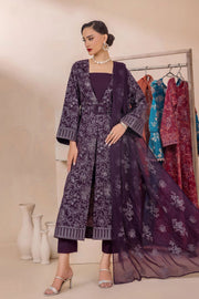Florid by Safwa Premium Embroidered Cotton Unstitched 3Pc Suit FLO-05