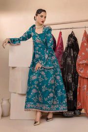 Florid by Safwa Premium Embroidered Cotton Unstitched 3Pc Suit FLO-07