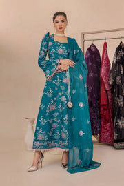 Florid by Safwa Premium Embroidered Cotton Unstitched 3Pc Suit FLO-07