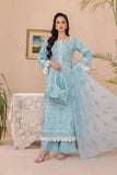 Florid by Safwa Premium Embroidered Unstitched 3Pc Suit FLO-09