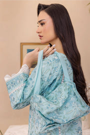 Florid by Safwa Premium Embroidered Cotton Unstitched 3Pc Suit FLO-09