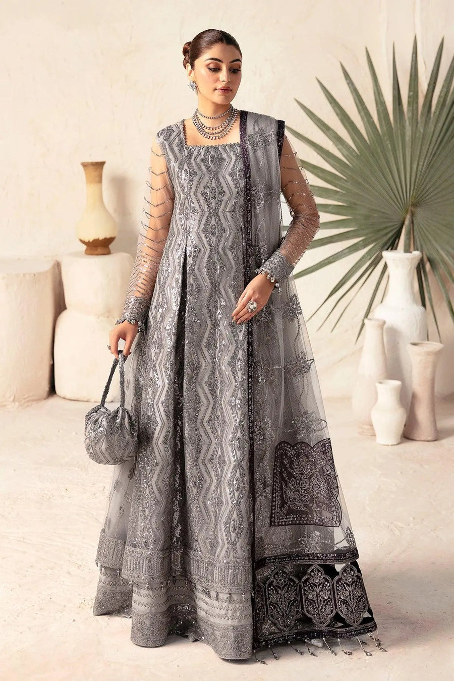 AF-CH-2171-Zohal Embroidered Chiffon