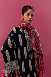 Mahay by Sana Safinaz Embroidered Slub Unstitched 3Pc Suit D-16B