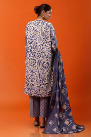 Mahay by Sana Safinaz Embroidered Slub Unstitched 3Pc Suit D-18B