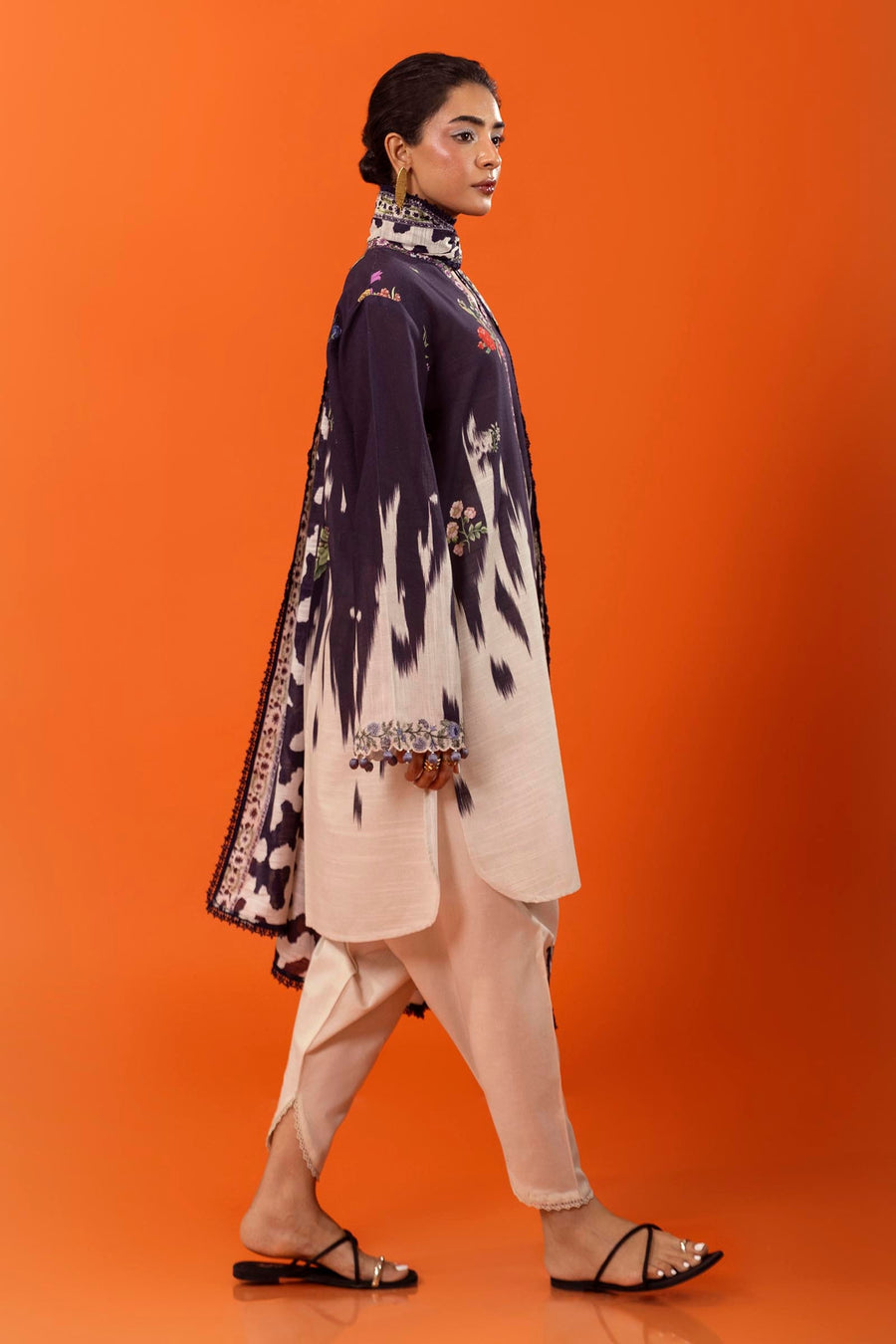 Mahay by Sana Safinaz Embroidered Slub Unstitched 2Pc Suit D-21B