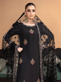 Hemstitch Embroidered Raw Silk Ready to Wear 3Pc Suit - Haya