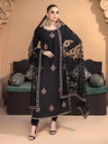 Hemstitch Embroidered Raw Silk Ready to Wear 3Pc Suit - Haya