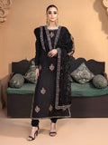 Hemstitch Embroidered Raw Silk Ready to Wear 3Pc Suit - Haya
