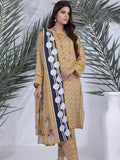 Regalia Identic Separates Unstitched Printed Linen 3Pc Suit ISLV1-04