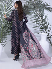 Regalia Identic Separates Unstitched Printed Linen 3Pc Suit ISLV1-06