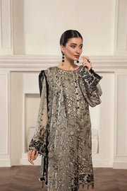 Alizeh Fashion Vol-02 Embroidered Chiffon 3Pc Suit D-10 Ilara