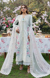 Zevk Flora Festive Embroidered Lawn Unstitched 3Pc Suit - JASMINE
