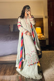 Saad Shaikh Lamour Embroidered Luxury Lawn Unstitched 3Pc Suit D-02 ELARA