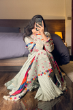 Saad Shaikh Lamour Embroidered Luxury Lawn Unstitched 3Pc Suit D-02 ELARA