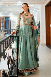 Neeshay Dastaan Embroidered Chiffon Unstitched 3Pc Suit - Noreen