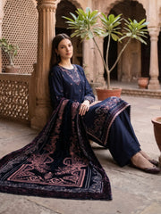 CELTS Dehleez Premium Embroidered Dhanak Unstitched 3Pc Suit D-04