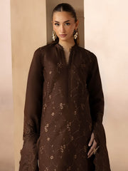 RajBari Sareen Premium Embroidered Viscose Unstitched 3Pc Suit D-02