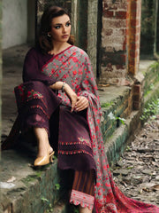 Charizma Combination Vol-02 Embroidered Linen Unstitched 3Pc Suit CCW6-17
