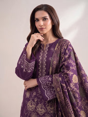 Laira by Cinq Embroidered Luxurious Peach Unstitched 3Pc Suit CL-04