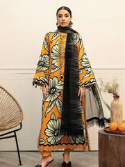 Maria.B M.Basics Embroidered Lawn Unstitched 3Pc Suit MB-CUS25-902A