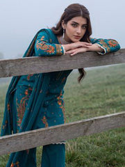 Al Zohaib Colors Printed Linen Unstitched 3Pc Suit D-02