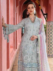 NUREH Bazar Embroidered Chikankari Lawn Unstitched 3Pc Suit NE-111
